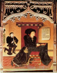 Portrait of Inigo Lopez de Mendoza, Marquis of Santillana