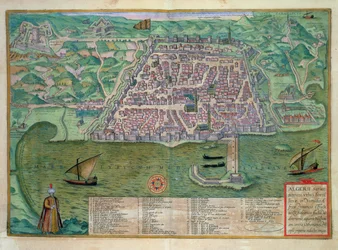 Map of Algiers from 