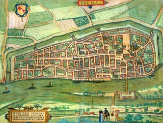 Map of Bremen, from 