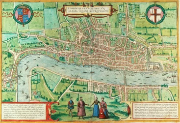 Map of London, from 