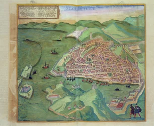 Map of Marseilles, from 