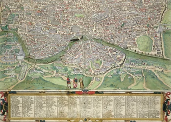 Map of Rome, from 