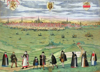 Map of Rostock, from 