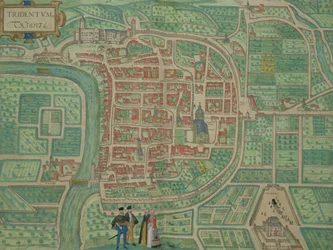 Map of Trento, from 