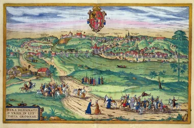 Town Plan of Grodno, from 