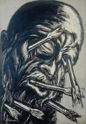 Head Pierced with Arrows (from the Los teules series)