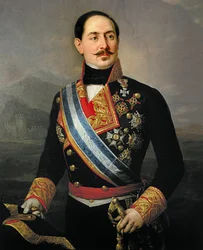 Portrait of Francisco Serrano y Dominguez (1810-1885), Spanish soldier and politician, leader of the Liberal Union, president of the first republic in 1874