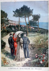 Franz Joseph I, Emperor of Austria, on a visit to France, 1894