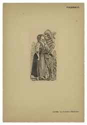 A Maderista and His Beloved Kiss Farewell