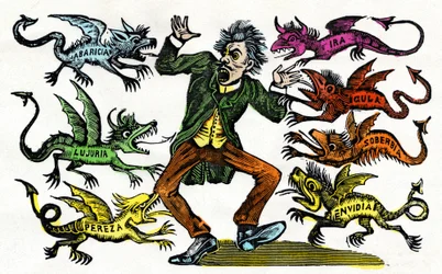 José Guadalupe Posada: Allegory of the Seven Deadly Sins