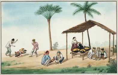 Manila and its Environs: A Foodstall on a Street