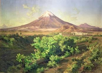A Small Volcano in Mexican Countryside