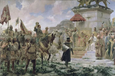 The Arrival of Roger de Flor in Constantinople in 1303 with 8000 