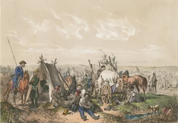 A Scene from the War of Independence in Hungary, ca. 1849