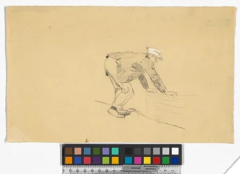 Study of a Man with Boat