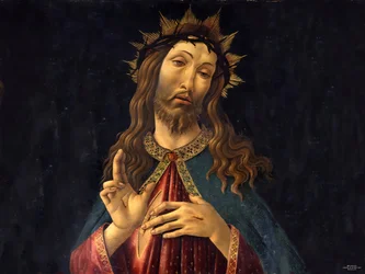 Jesus Christ the Redeemer (recreated by Botticelli)