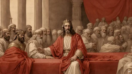 Jesus Pilate on the Judgment Seat 02