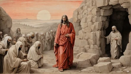 Jesus Raises Lazarus from the Dead 01