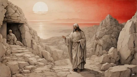 Jesus Raises Lazarus from the Dead 02