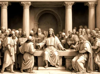 Jesus Teaches in the Temple 01