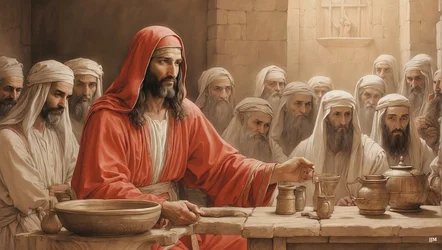 Jesus Says to the Servants - Fill the Water Jars - Wedding at Cana 02