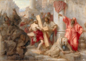 Jesus Carries the Cross through Jerusalem 01