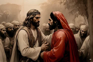 Jesus Betrayed by Judas 01