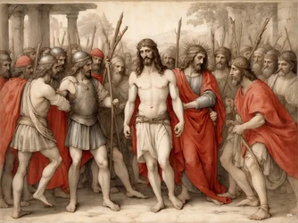 Jesus Mocked and Beaten by Roman Soldiers 02