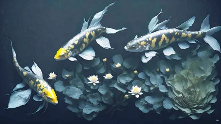 Koi Carp Fish Yellow