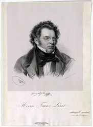 Franz Schubert Lithograph