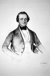 Friedrich Grimschitz Lithograph