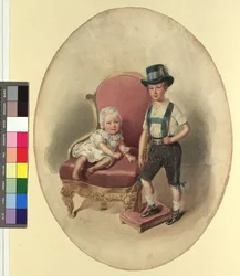 Two Children, Probably from the Imperial Family