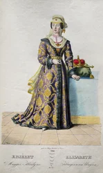 Elizabeth of Luxembourg 1409-1442, Queen of Bohemia, 1828
