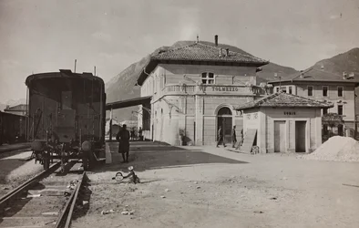 Album "Meine weltkriegs - Erinnerungen South-West Front (Carinthia, Italy, South Tyrol) 31/03/1915-12/11/1918 - Josef Zohles Wien": station of Tolmezzo