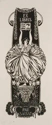 Book-plate of Pau Salvat