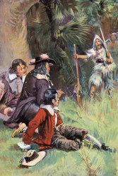 Robinson Crusoe: I call aloud to them in Spanish