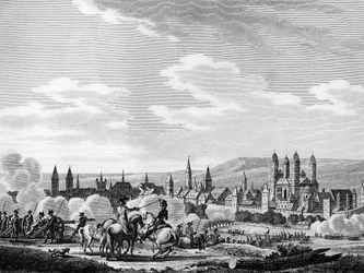 French Revolution and Prussian Anti-Revolutionary Movement: Capture of the City of Speyer in October 1792, Germany