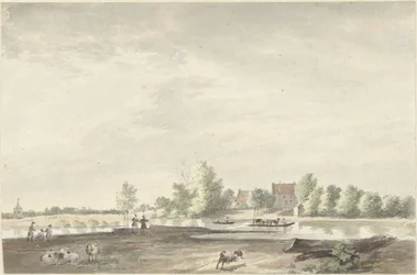 The Ferry House on the Lek Near Schoonhoven