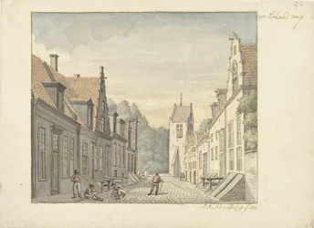 Street in the Village of Oosterland on Duiveland