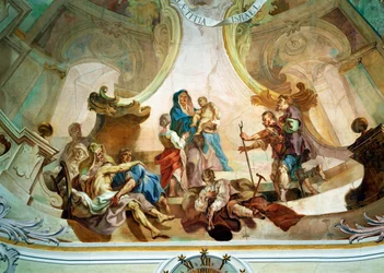 Ceiling Fresco in Birnau-Church (detail)