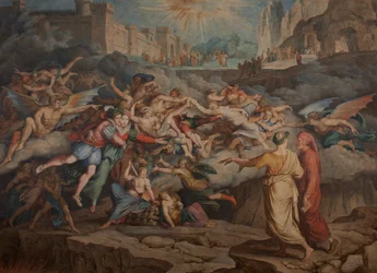 Dante and Virgil in the Second Circle of Hell, 1823.