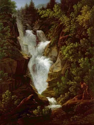 Waterfall in the Bern Highlands