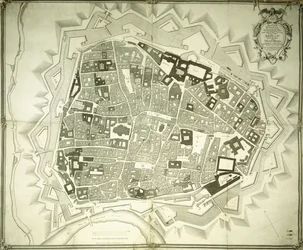 An Engraved Plan of Vienna, 1770