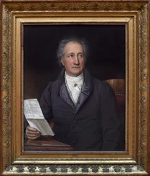 Johann Wolfgang von Goethe (1749-1832). Painting by Joseph Stieler (1781-1858)