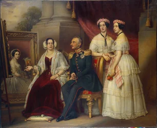 Family Portrait of Joseph, Duke of Saxe-Altenburg.