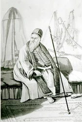 Portrait of Ali Pasha of Yannina, engraved by Robert Havell, 1822