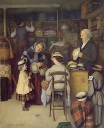 Buying a New Hat, 1880