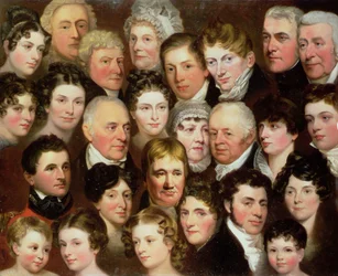 The Harvey Family of Norwich, c.1820