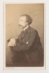 Portrait of the painter Eugène François de Block, half-figure