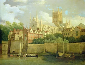 A View of Worcester Cathedral from the Southwest
